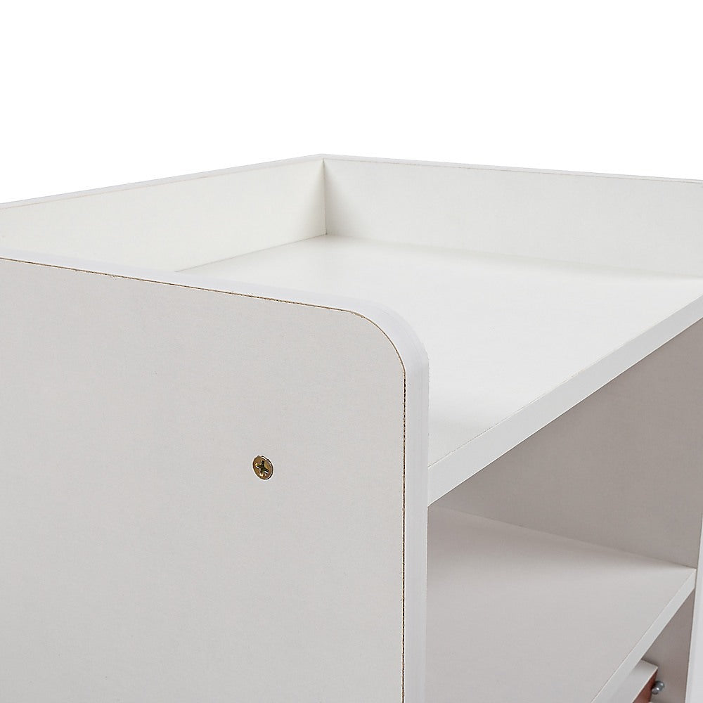 Bedside Tables Drawers Side Table Bedroom Furniture Nightstand White Unit V63-837751