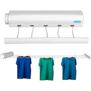 Retracting Clothesline 5 Line 18m Hanging Clothes Space Hanger V63-837781