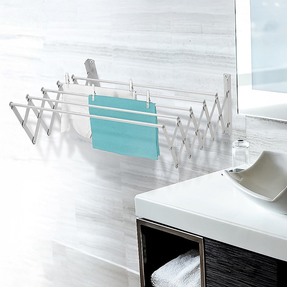 Pull Out Clothes Airer - Expanding Laundry Drying Line for Caravan, RV & Home V63-837791
