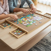 Wooden Jigsaw Puzzle Table Board Storage Table Tray Puzzle For Adult Kid V63-837831