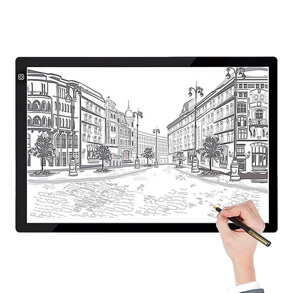 A2 LED Light Box Tracing Board Art Design Stencil Tattoo Copy Drawing Pad V63-837841