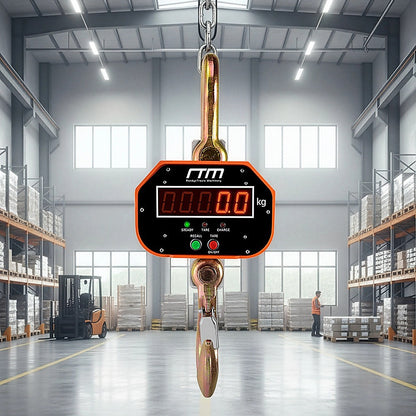5000kg Electronic Crane Scales Industrial Hanging Digital Weight V63-837861