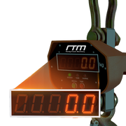 5000kg Electronic Crane Scales Industrial Hanging Digital Weight V63-837861