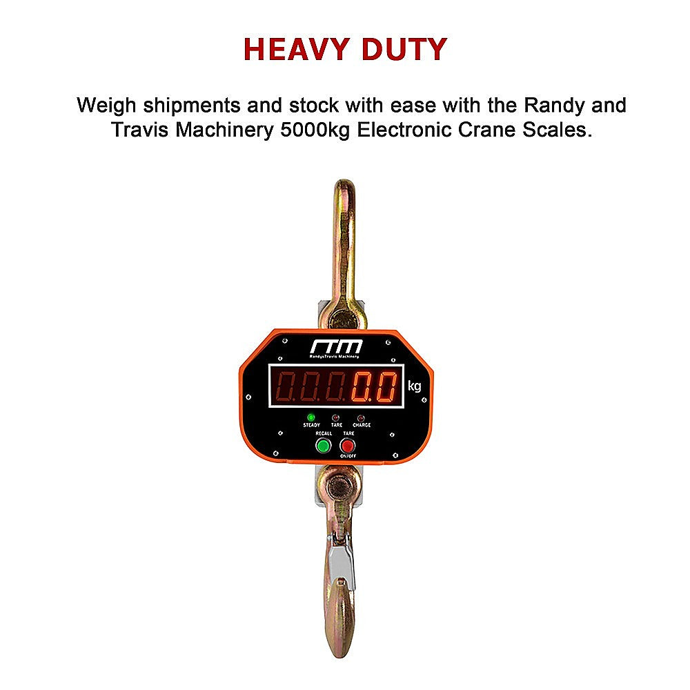 5000kg Electronic Crane Scales Industrial Hanging Digital Weight V63-837861