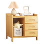 Bamboo Bedside Table Nightstand Storage Bedroom Sofa Side Stand V63-838001