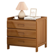 Bamboo Bedside Table Nightstand Storage Bedroom Sofa Side Stand V63-838191