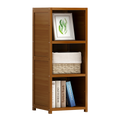 Bamboo Adjustable 3-Shelf Bookcase - Display Storage Rack Stand for Living Room, Bedroom, Office or Home Decor V63-838201
