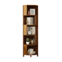 5-Shelf Corner Bookcase Industrial Bookshelf Display Storage Stand V63-838281