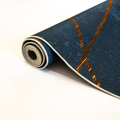 200x300cm Large Floor Blue Teal Rug - Modern Area Carpet for Bedroom & Lounge V63-838311