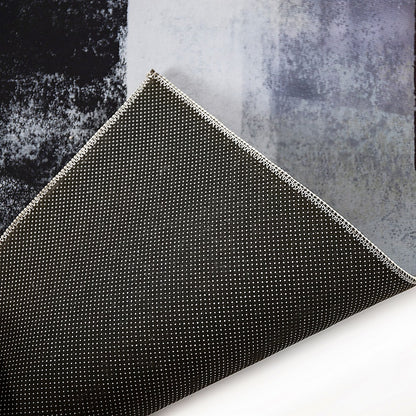 200x300cm Large Floor Blue Abstract Rug - Modern Area Carpet for Bedroom & Lounge V63-838401