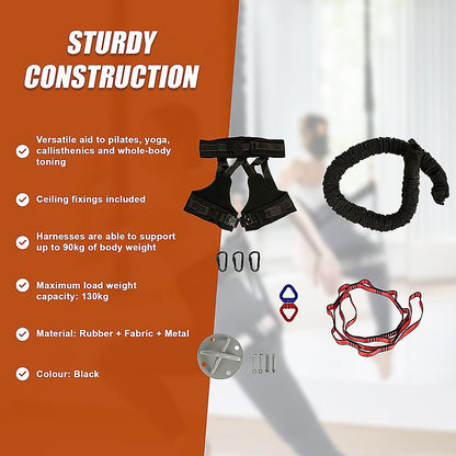 Heavy Bungee Cord Resistance Belt for Home Gym Yoga Bungee Rope Gravity Bungee (90kg) V63-838411