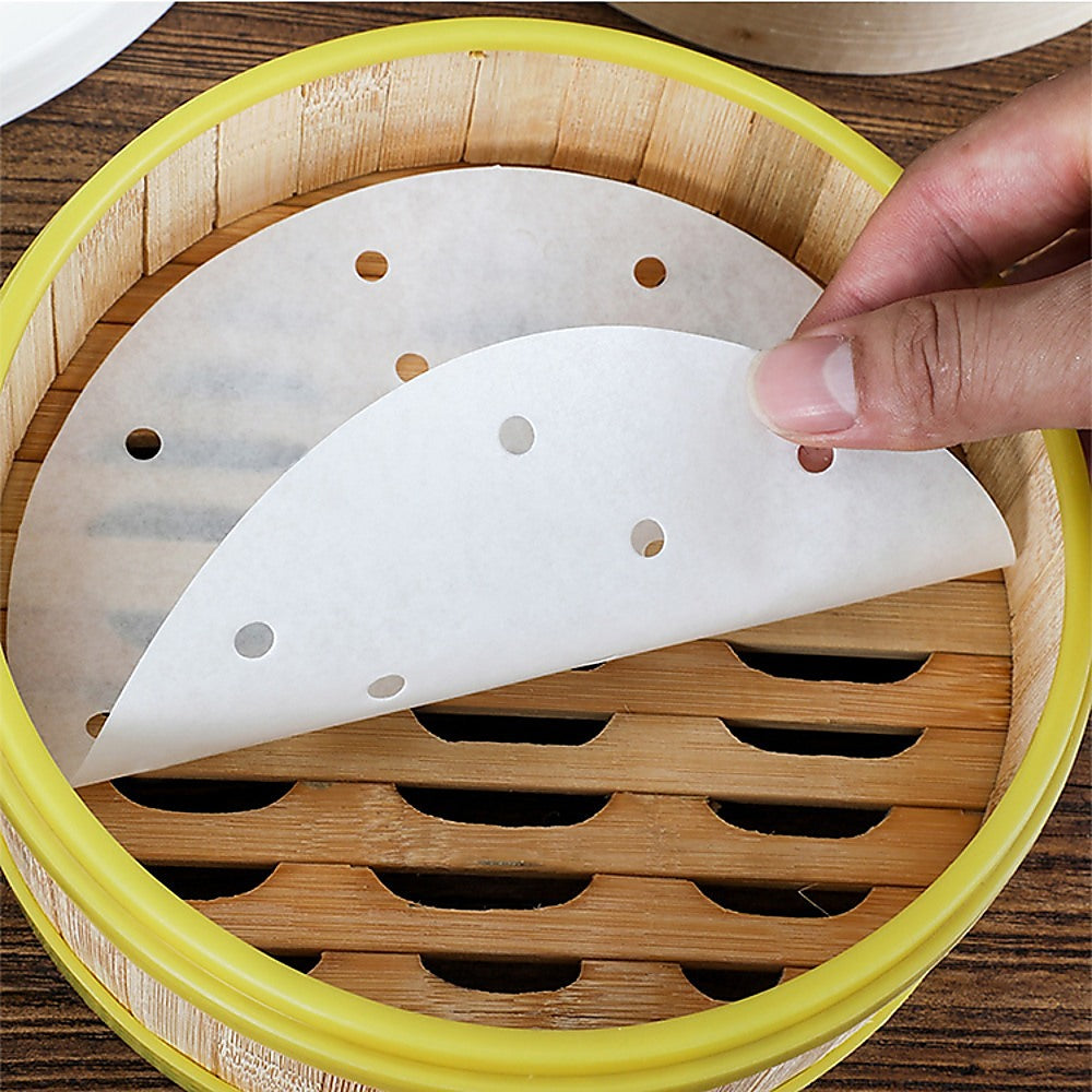 500 Pack 13cm Patty Paper Baking Burger Wax Discs Non Stick BBQ Burger Papers For Easy Food Preparation V63-838431