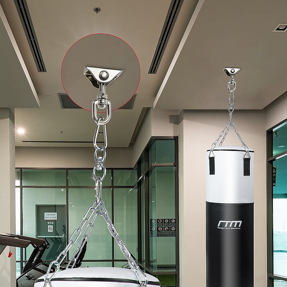 360 Degree Swivel Swing Hanger with Stainless Steel Hook for Ceiling Heavy Duty Hanging Gym Equipment V63-838451