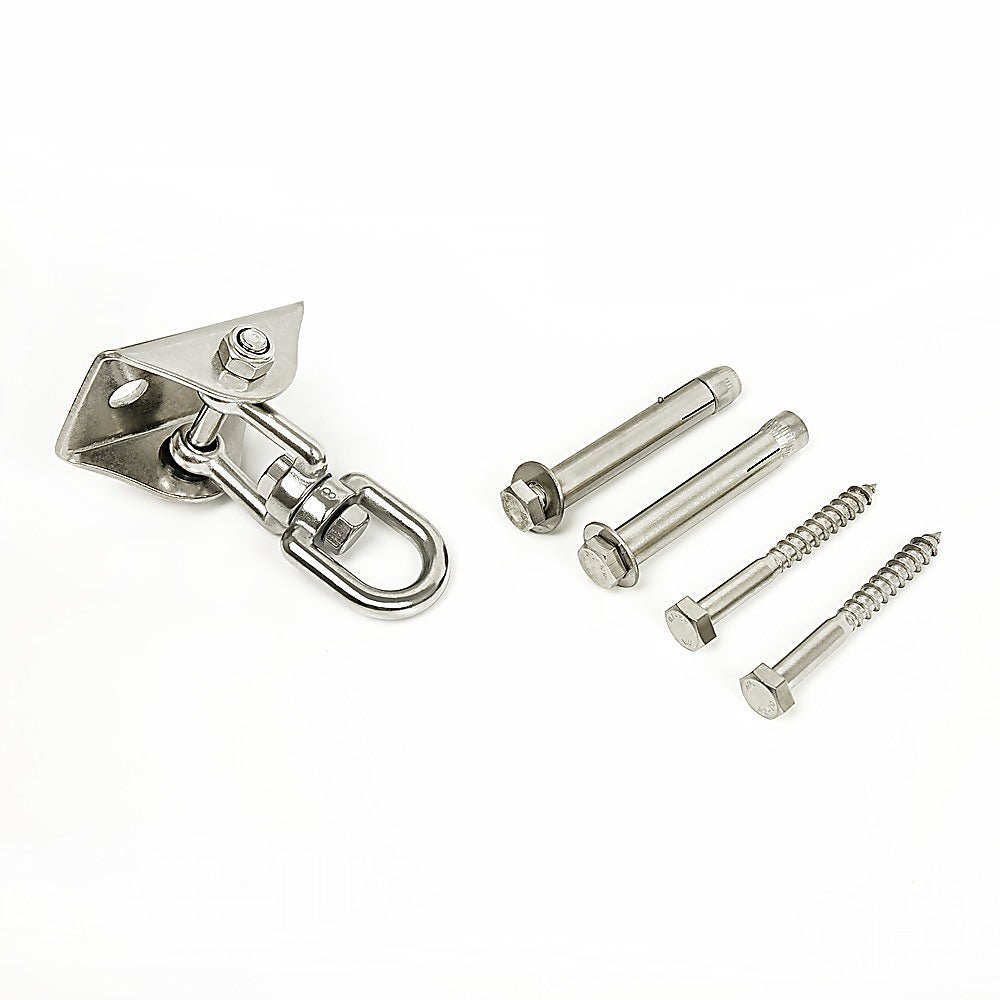360 Degree Swivel Swing Hanger with Stainless Steel Hook for Ceiling Heavy Duty Hanging Gym Equipment V63-838451