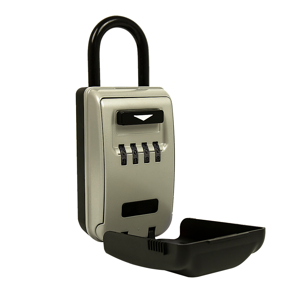 Security 4 Digit Combination Cable Lock Box With Luminous Dials V63-838461