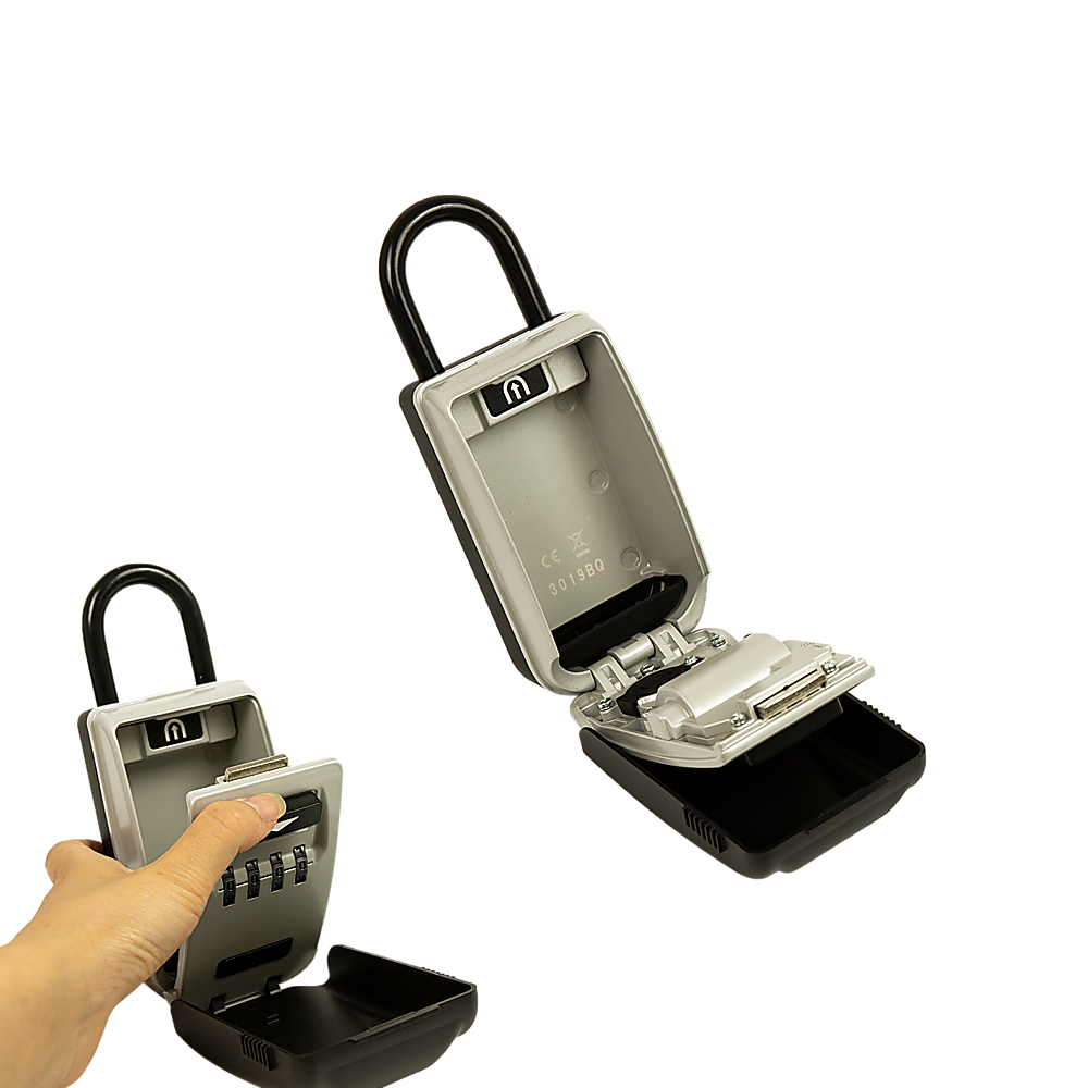 Security 4 Digit Combination Cable Lock Box With Luminous Dials V63-838461