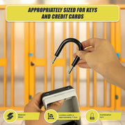 Security 4 Digit Combination Cable Lock Box With Luminous Dials V63-838461