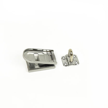 Security Lock Hardened Steel Fixed Staple Hasp 6-1/4 in. L V63-838471