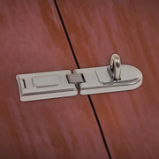 Security Lock Hardened Steel Fixed Staple Hasp 6-1/4 in. L V63-838471