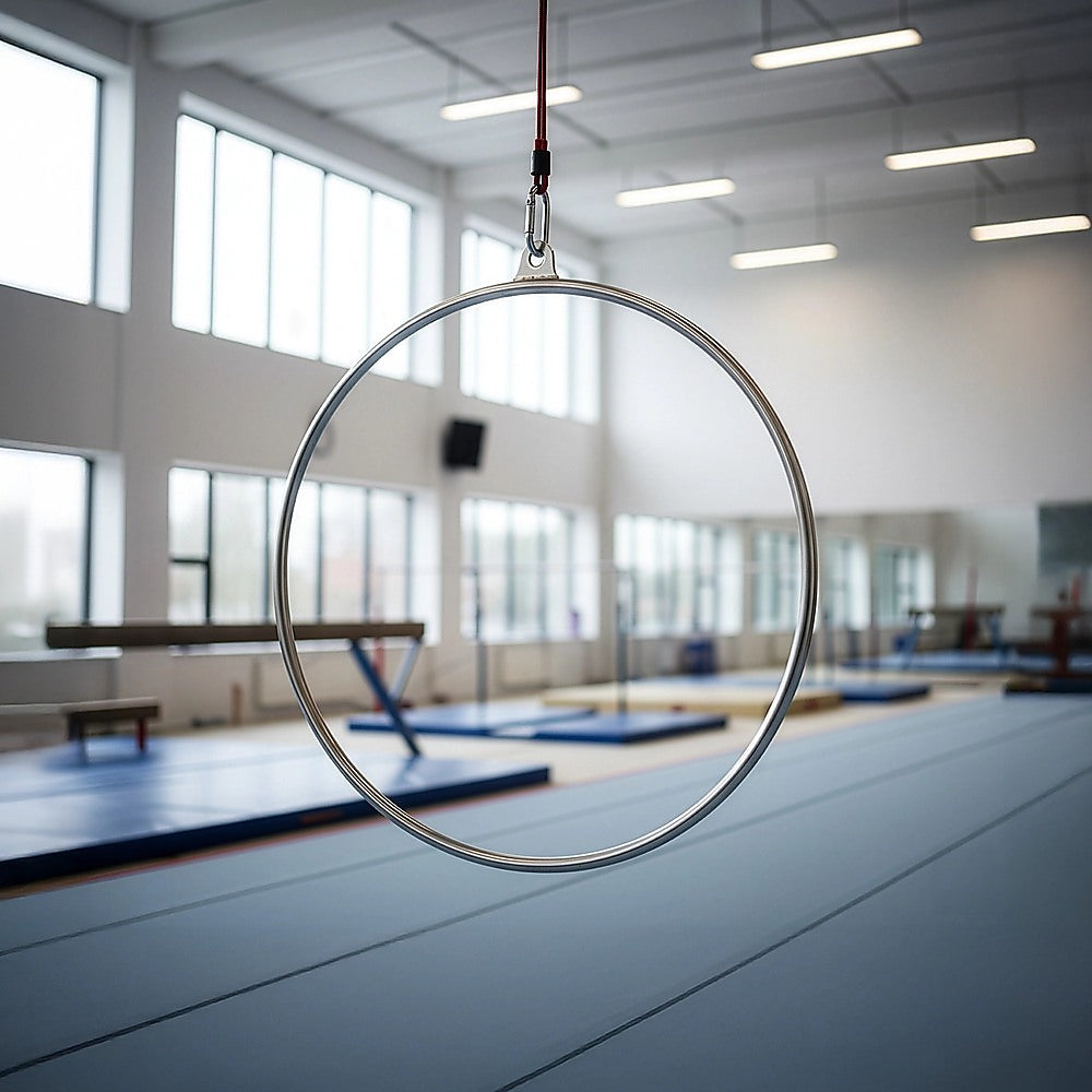 Aerial Yoga Hoop 90CM Lyra Hoop Circus Single Point Aerial Ring Set V63-838481