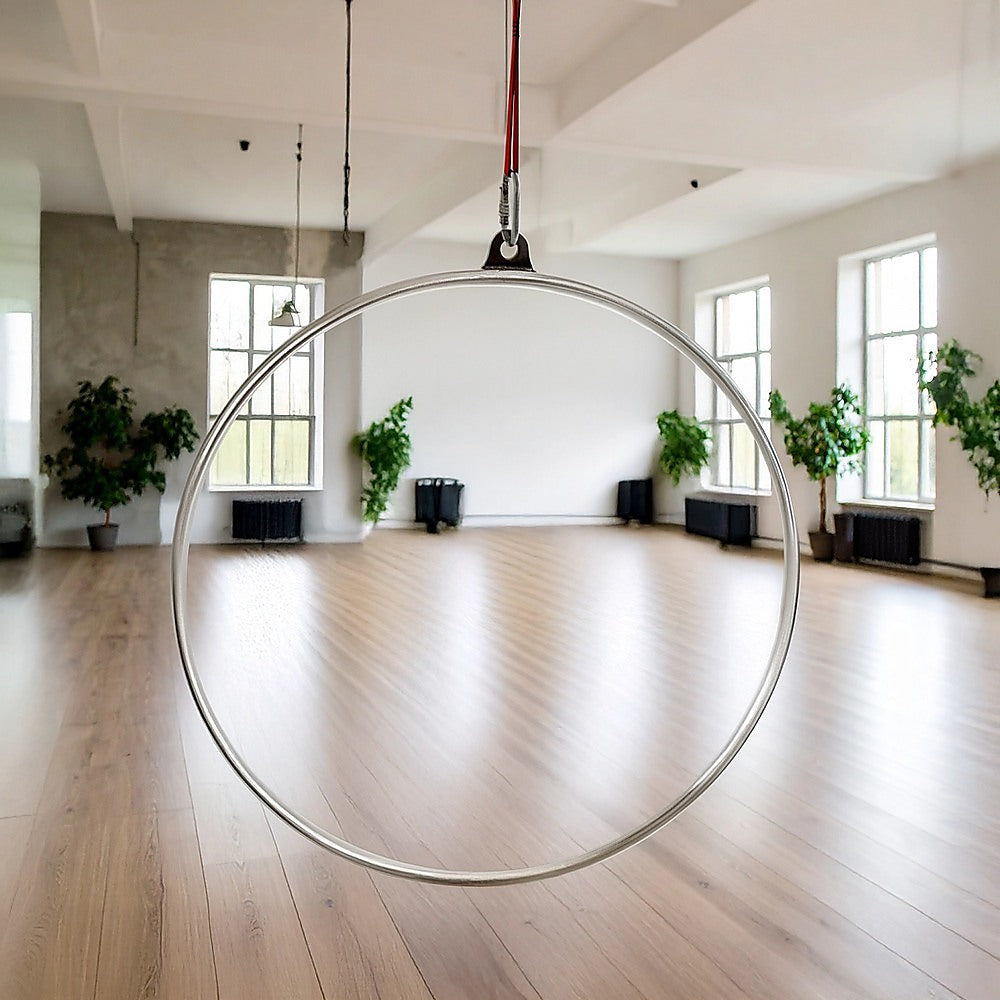 Aerial Yoga Hoop 90CM Lyra Hoop Circus Single Point Aerial Ring Set V63-838481