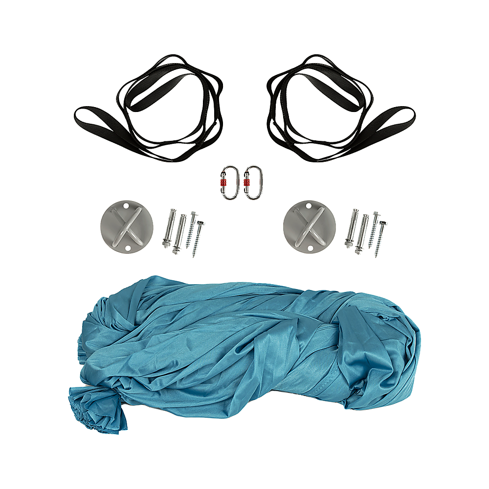 5x2.8m Yoga Pilates Aerial Silk Kit Swing Anti-Gravity Hammock V63-838491