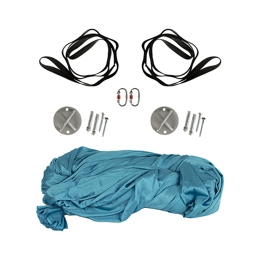 5x2.8m Yoga Pilates Aerial Silk Kit Swing Anti-Gravity Hammock V63-838491
