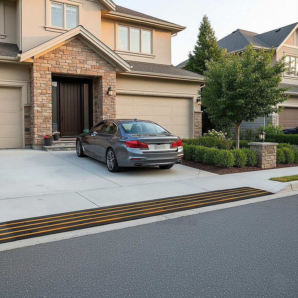Car Driveway Curb Ramp Rubber 10,000 Kg Industrial Capacity V63-838501
