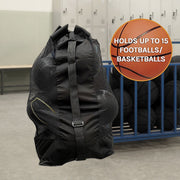 Extra Large Sports Ball Carry Bag Waterproof Football Basketball Volleyball Soccer Rugby NetBall V63-838541