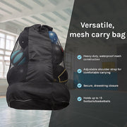 Extra Large Sports Ball Carry Bag Waterproof Football Basketball Volleyball Soccer Rugby NetBall V63-838541