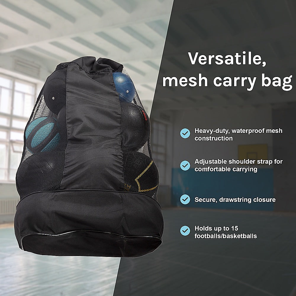 Extra Large Sports Ball Carry Bag Waterproof Football Basketball Volleyball Soccer Rugby NetBall V63-838541