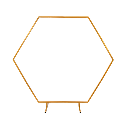2M Wedding Hex Arch Backdrop Flower Display Stand Frame Background V63-838591