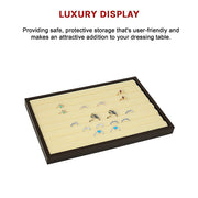 7 Slot Velvet Ring Earring Tray Storage Jewellery Display Display Stackable V63-838601