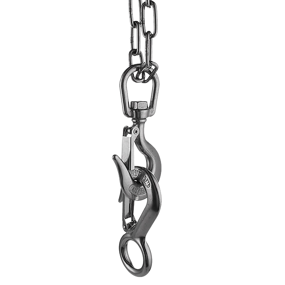 Grappling Hook 1T Crane Scale Sliding Stainless Steel Lifting Rigging Accessories V63-838641