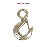 Grappling Hook 1T Crane Scale Sliding Stainless Steel Lifting Rigging Accessories V63-838641