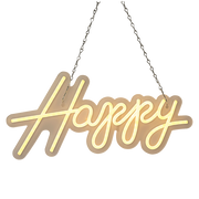 Happy Birthday Neon Sign Hanging Glowing Party Decoration V63-838651