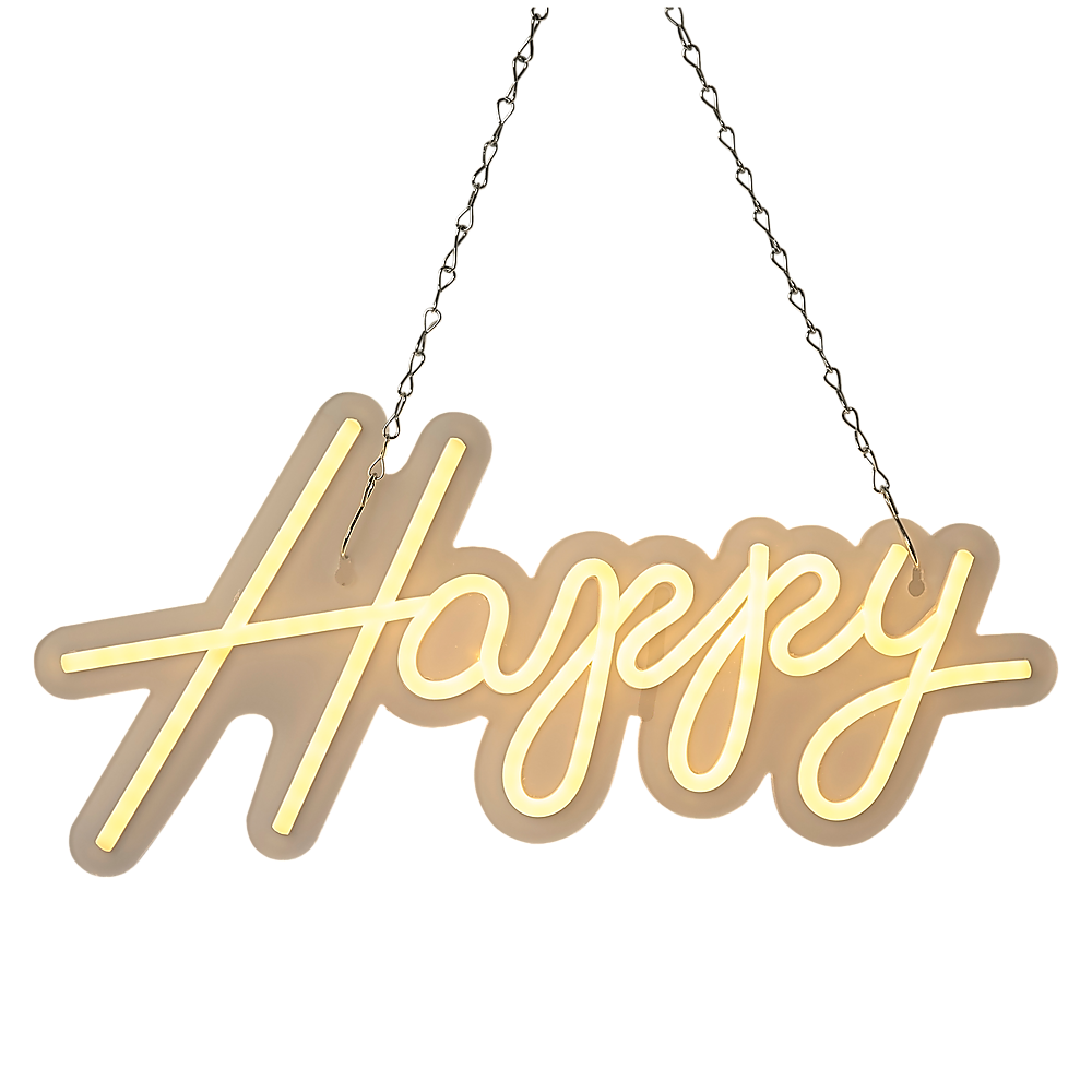 Happy Birthday Neon Sign Hanging Glowing Party Decoration V63-838651