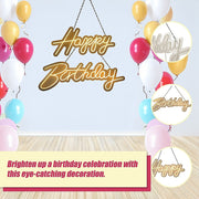 Happy Birthday Neon Sign Hanging Glowing Party Decoration V63-838651