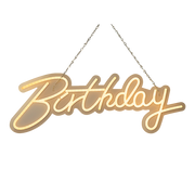 Happy Birthday Neon Sign Hanging Glowing Party Decoration V63-838651