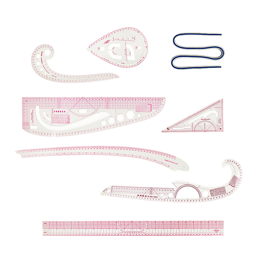 9pc French Curve Ruler Set DIY Sewing Pattern Measuring Tool for Dressmaker V63-838661