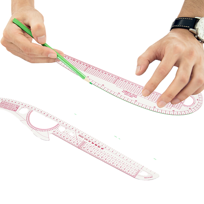 9pc French Curve Ruler Set DIY Sewing Pattern Measuring Tool for Dressmaker V63-838661