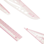 9pc French Curve Ruler Set DIY Sewing Pattern Measuring Tool for Dressmaker V63-838661