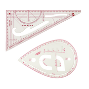 9pc French Curve Ruler Set DIY Sewing Pattern Measuring Tool for Dressmaker V63-838661