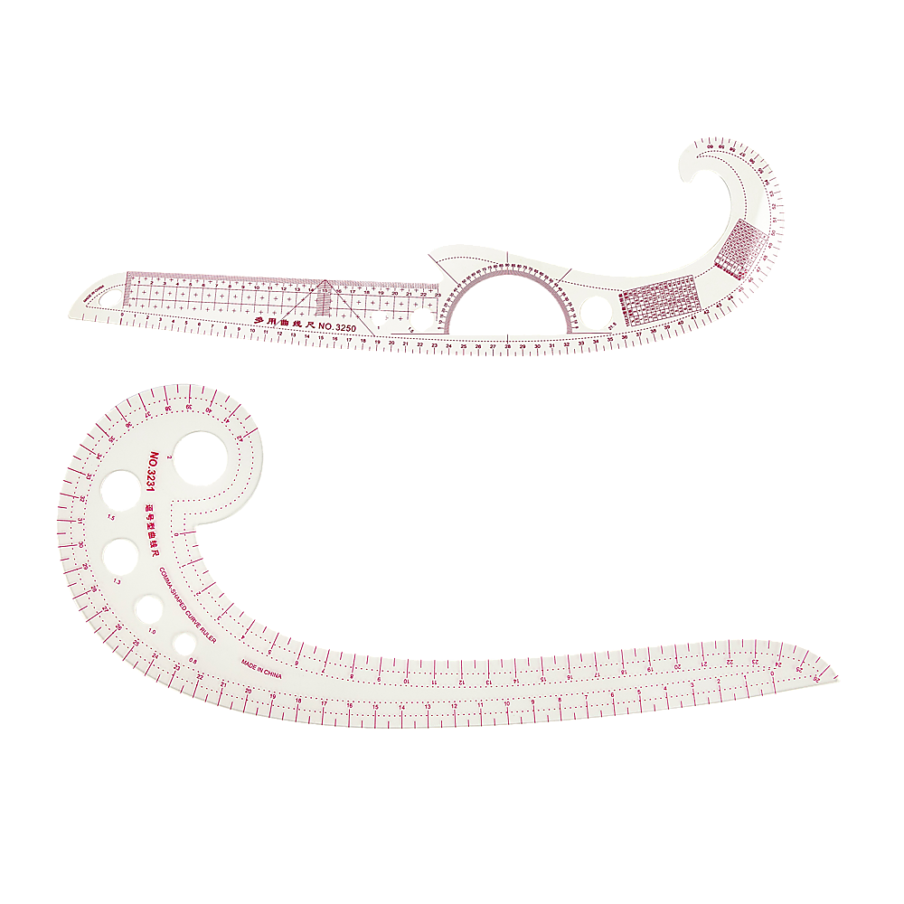 9pc French Curve Ruler Set DIY Sewing Pattern Measuring Tool for Dressmaker V63-838661