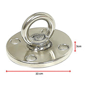 304 Stainless Steel Suspension Hook Wall Ceiling Mount Hanger Anchor Bracket V63-838671