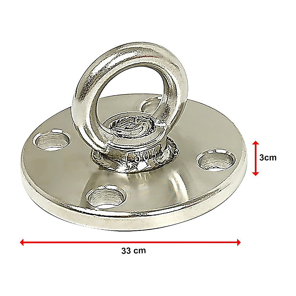 304 Stainless Steel Suspension Hook Wall Ceiling Mount Hanger Anchor Bracket V63-838671