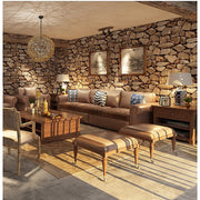 Rustic Rock Brick Wallpaper V63-838691