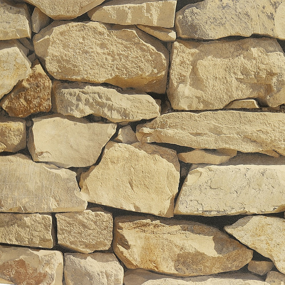 Rustic Rock Brick Wallpaper V63-838691