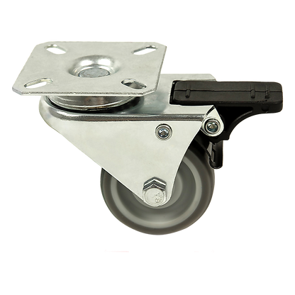4x 2 Inch Heavy Duty Swivel Castor Wheels 50mm Brake V63-838711