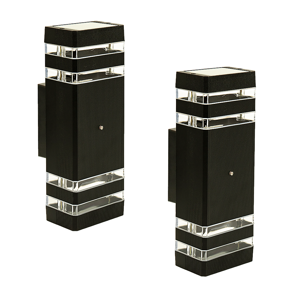 Modern 12 Inch LED Up Down Wall Light Dual Lamp with Dusk to Dawn Sensor V63-838751